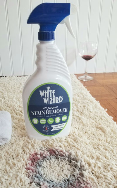 how to remove wine from carpet