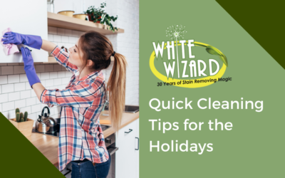 Quick Cleaning Tips for the Holidays