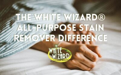 The White Wizard® All-Purpose Stain Remover​ Difference